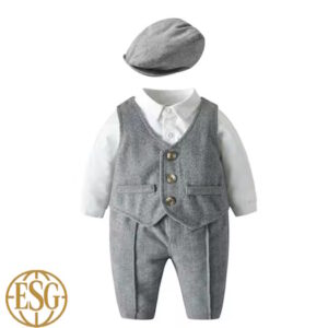 Erkek Çocuk Takım Elbise Seti Gri